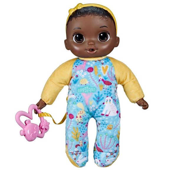 Baby Alive Soft ‘N Cute Doll, Black Hair, 11-Inch First Baby Doll Toy, Washable - Picture 1 of 7